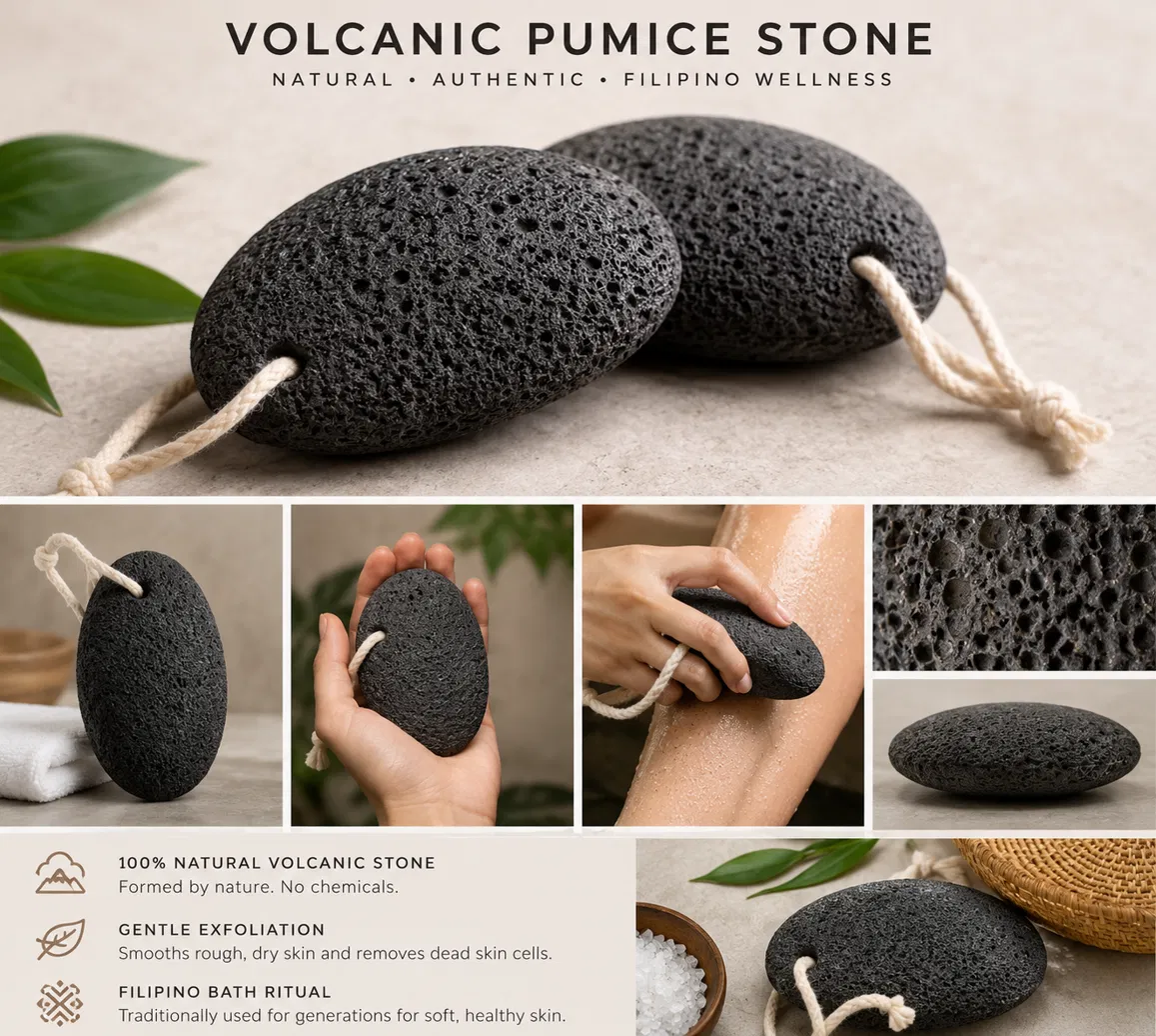 Batona volcanic pumice stone, natural and authentic Filipino wellness